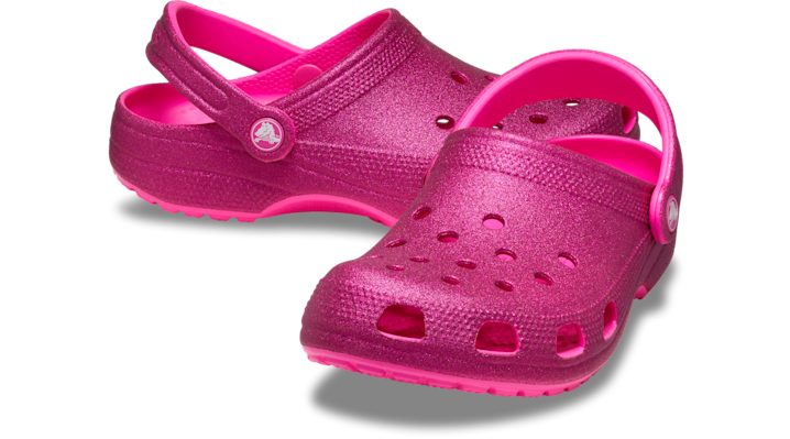 Crocs unisex Classic Glitter Clogs Pink Crush - 205942-6TW