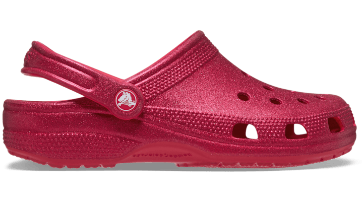 Crocs Classic Glitter Sabots Unisex Flame - vue 4