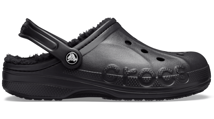 Image of Crocs Baya Lined Clog; Black / Black, M13