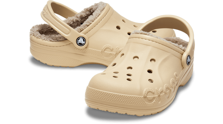 Crocs | Unisex | Baya Lined | Clogs | Chai / Multi | - 205969-2ZM