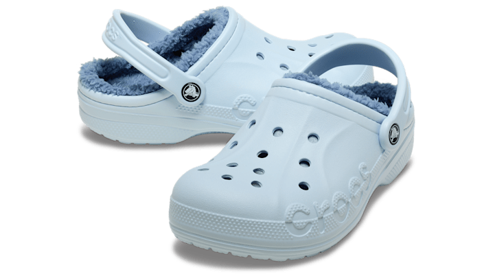 Crocs | Unisex | Baya Lined | Clogs | Mineral Blue | - 205969-4JQ