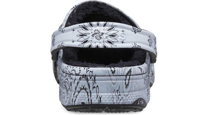 Crocs Men's and Women's Slippers - Baya Printed Lined Clogs, House Shoes