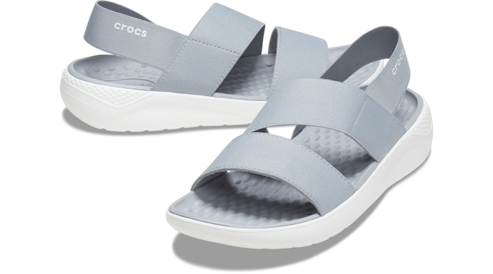 ＜クロックス公式＞ ★20%OFF！サンダル WOMEN'S LITERIDE&trade; STRETCH SANDAL レディース、ウィメンズ、女性用 ブラック/黒 21cm ライトライド ストレッチ サンダル ウィメン 20%OFF セール アウトレット