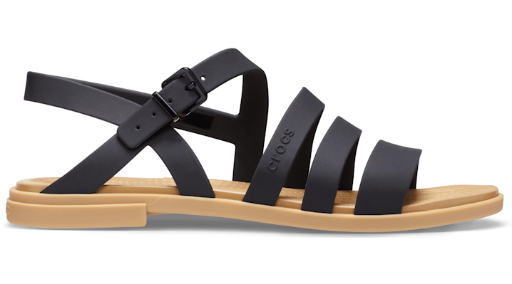 Crocs Women's  Tulum Sandal In Black/tan