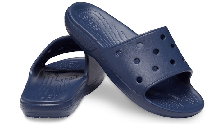＜クロックス公式＞ ★20%OFF！スライドサンダル CLASSIC CROCS SLIDE メンズ、レディース ブルー/青 27cm クラシック クロックス スライド 20%OFF セール アウトレット