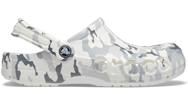 Crocs Baya Seasonal Printed Clog In White/camo