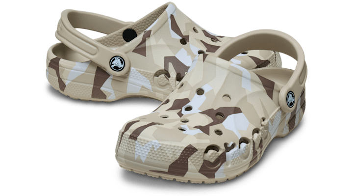 Crocs | Unisex | Baya Seasonal Printed | Clogs | Cobblestone/White | - 206230-2ZB