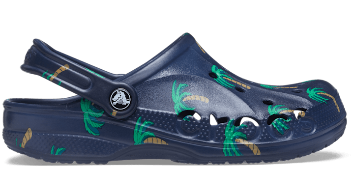 Crocs Baya Seasonal Printed Clogs Unisex Navy M12 In Navy