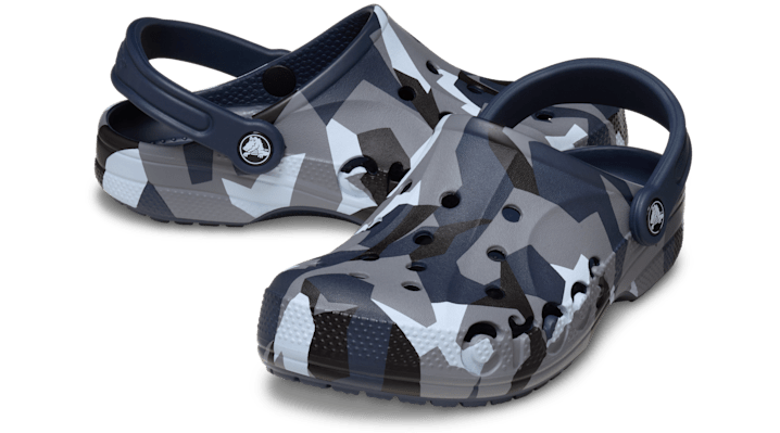 Crocs | Unisex | Baya Seasonal Printed | Clogs | Navy / Multi | - 206230-4HQ