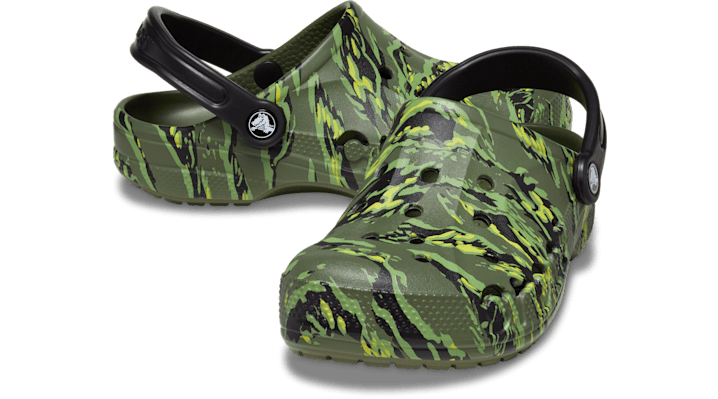 Crocs Baya Seasonal Printed Klompen Unisex Tiger Camo - 206230-9CX