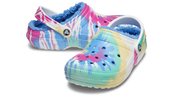 thumbnail 27  - Crocs Men&#039;s and Women&#039;s Classic Lined Tie Dye Clogs | Fuzzy Slippers