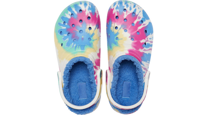 thumbnail 28  - Crocs Men&#039;s and Women&#039;s Classic Lined Tie Dye Clogs | Fuzzy Slippers