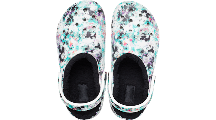 thumbnail 34  - Crocs Men&#039;s and Women&#039;s Classic Lined Tie Dye Clogs | Fuzzy Slippers