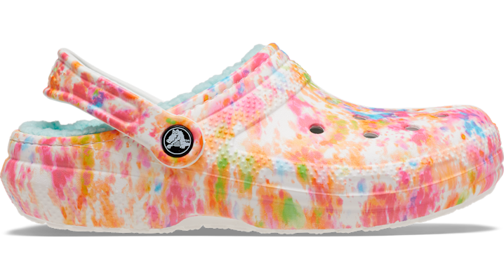 thumbnail 20  - Crocs Men&#039;s and Women&#039;s Classic Lined Tie Dye Clogs | Fuzzy Slippers