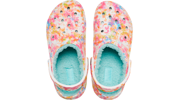 thumbnail 22  - Crocs Men&#039;s and Women&#039;s Classic Lined Tie Dye Clogs | Fuzzy Slippers