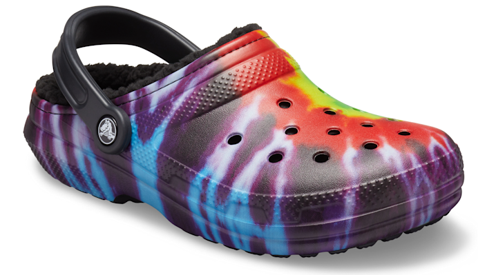 thumbnail 13  - Crocs Men&#039;s and Women&#039;s Classic Lined Tie Dye Clogs | Fuzzy Slippers