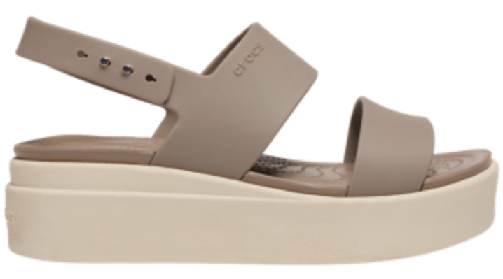 Crocs Brooklyn Low Sandals Women Mushroom / Stucco - 206453-15W