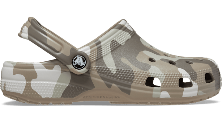 Crocs | Unisex | Classic Printed Camo | Clogs | Mushroom / Multi | - 206454-2ZJ