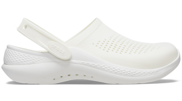 Crocs Literide™ 360 Clog; Almost White / Almost White, W11/m9 In Almost White/almost White
