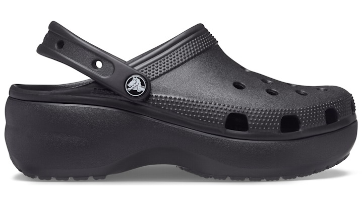 Crocs Classic Platform Lined Sabots Femmes Black 39 In Black