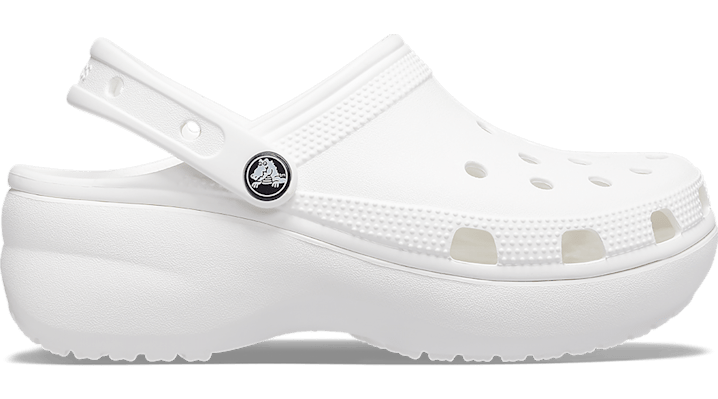Shop Crocs Women's Classic Platform Clog In White