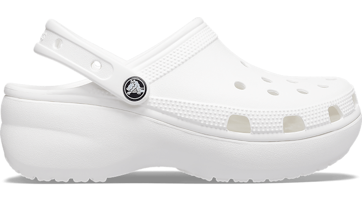 Crocs Classic Platform Sabots Femmes White 38