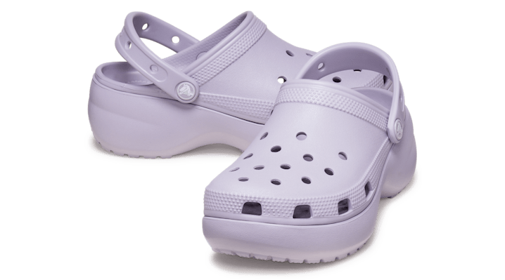 Crocs Classic Platform Klompen Damen Mauve Mist - 206750-5PS