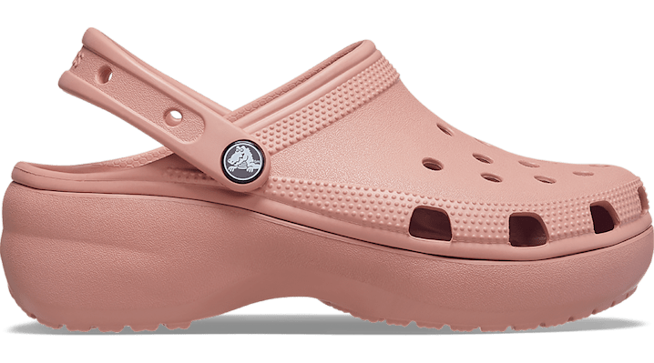 blush pair crocs