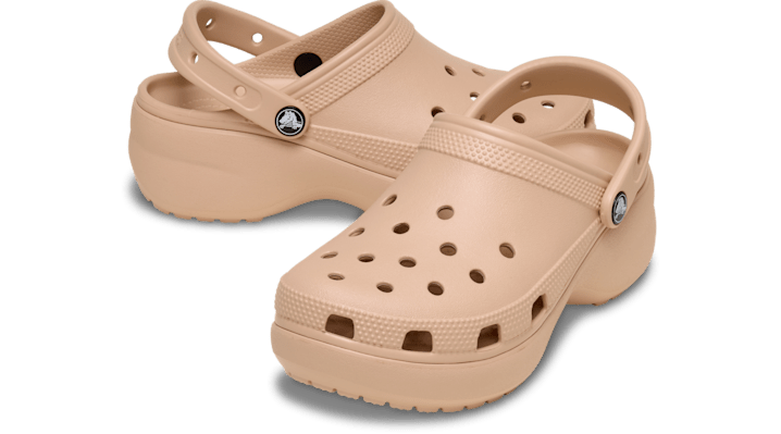 Crocs | Women | Classic Platform | Clogs | Pink Caramel | - 206750-7AF