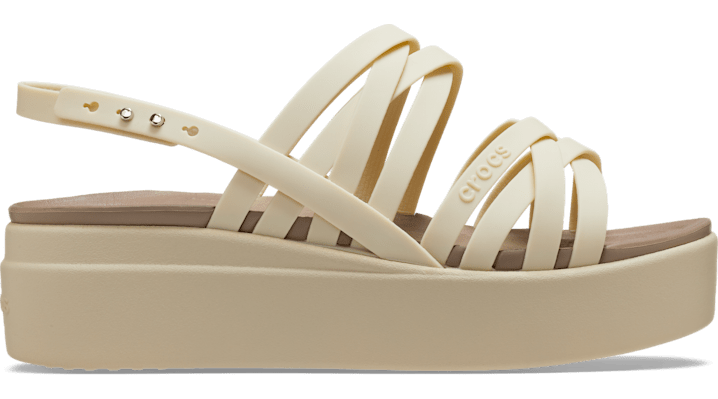 Crocs Brooklyn Strappy In Bone
