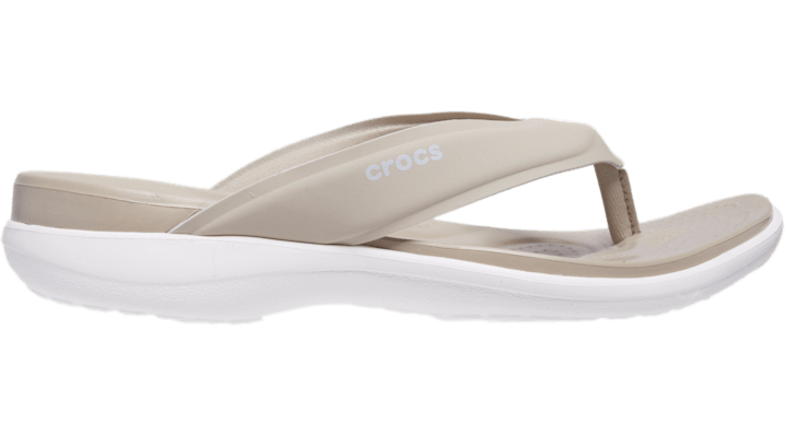 Crocs Women's Capri V Sporty Flip In Cobblestone