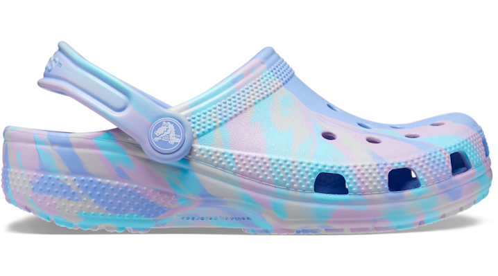Image of Crocs Toddler Classic Marbled Clog; Moon Jelly / Multi, C8