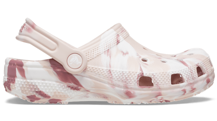 Crocs Toddler Classic Marbled Clog In Quartz/multi