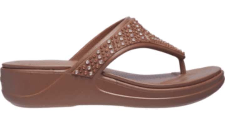 

Women's Crocs Monterey Shimmer Wedge Flip