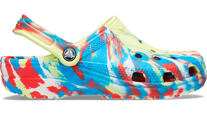 Crocs Men's and Women's Shoes - Classic Marble Tie Dye Clogs, Slip On ...