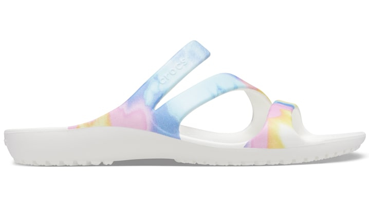 Crocs Women's Kadee Ii Graphic Sandal In Multi/white
