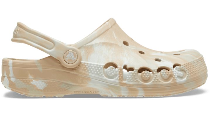 Crocs Baya Marbled Clog In Neutral