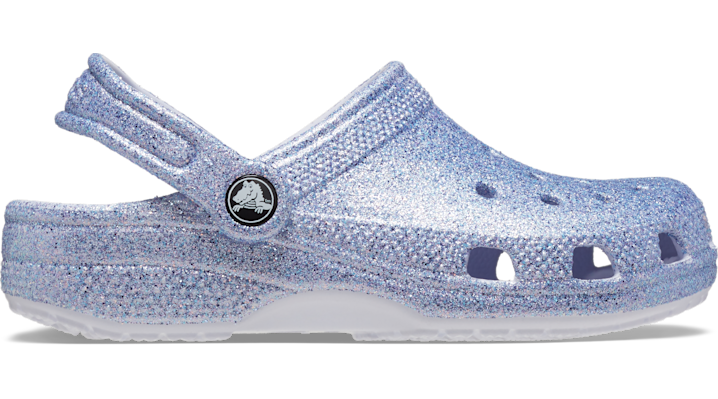 Crocs Toddler Classic Glitter Clog; Frosted Glitter