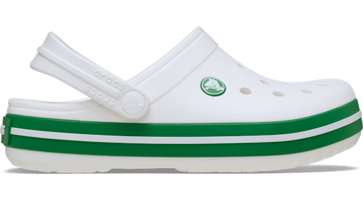 Crocs Toddler Crocband™ Sabots Enfants White / Green Ivy 19 - Crocs FR Feed New - Modalova