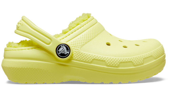 Crocs Toddler Classic Lined Sabots Enfants Sulphur 23