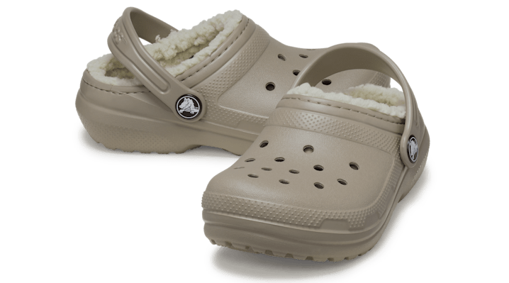 Crocs Classic Lined Klompen Kinder Mushroom / Bone - 207010-2YB