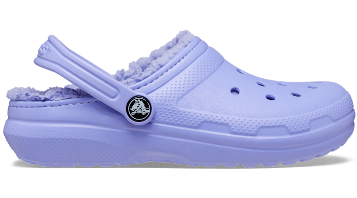 Crocs Classic Lined Klompen Kinder Digital Violet 33