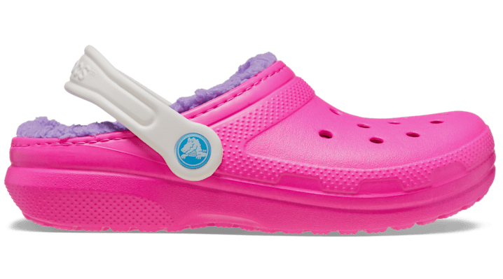 Crocs Classic Lined Sabots Enfants Pink Crush / Multi 28