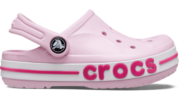 Crocs Kids' Toddler Bayaband Clog In Ballerina Pink/candy Pink