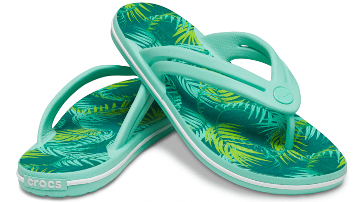  ★50%OFF！ビーチサンダル WOMEN'S CROCBAND TROPICAL FLIP レディース、ウィメンズ、女性用 ホワイト/白 21cm クロックバンド トロピカル フリップ ウィメン 50%OFF セール アウトレット