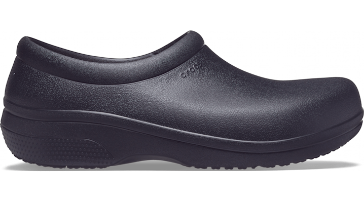 Crocs On The Clock Literide™ Slip Resistant Work Slip-on In Black