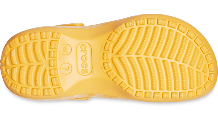 Damen Schuhe Absätze Clogs Crocs™ Classic platform clogs in Orange 