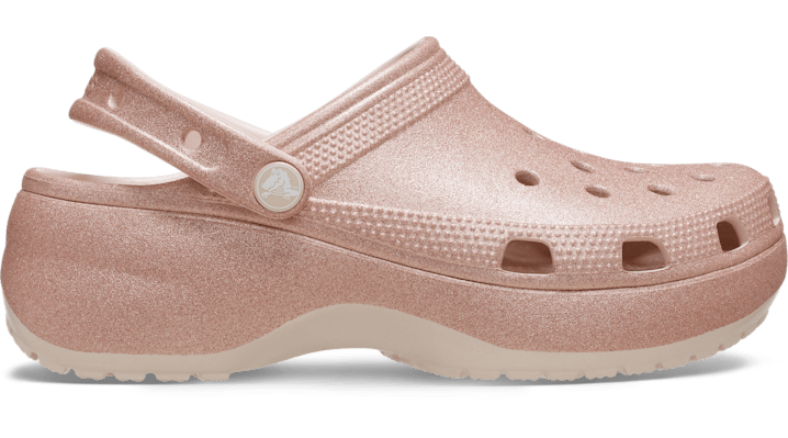 Crocs | Women | Classic Platform Glitter | Clogs | Quartz | - 207241-6UR