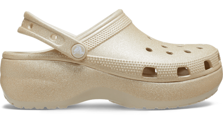 Mules et sabots Crocs Classic Platform Glitter Clog W pour Femme - vue 5