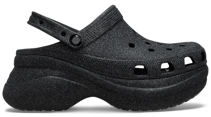 Bae Glitter Sabots s Black 34 - Crocs - Modalova